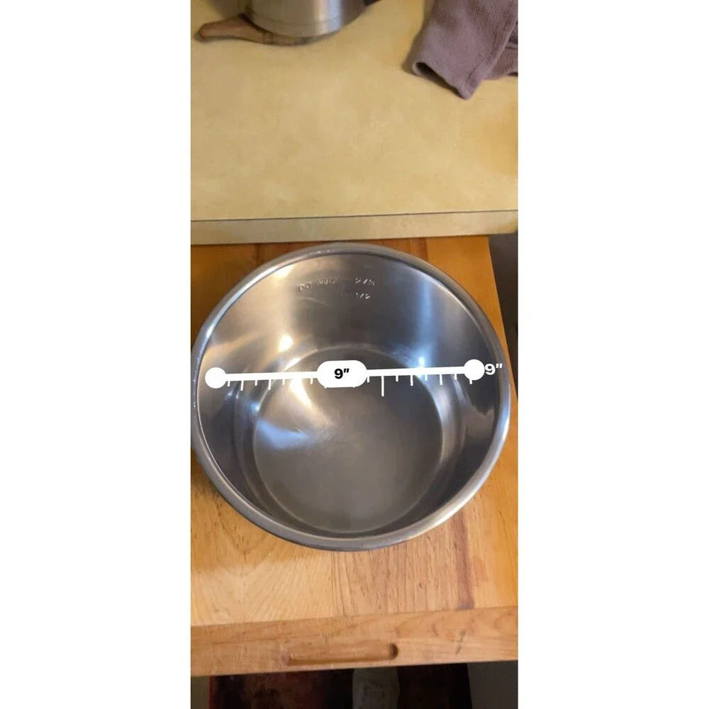Instant Pot Inner Pot Stainless Steel 6 Quart Replacement Bowl Insert ONLY Clean